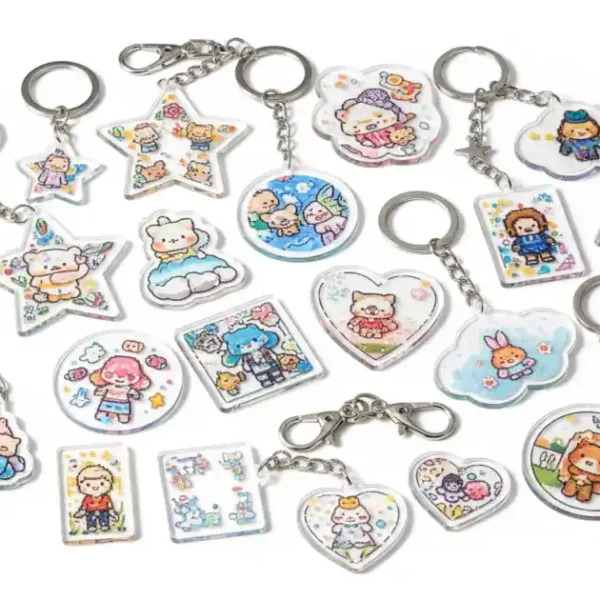 Vograce Clear Acrylic Keychains: Customization Options Explained